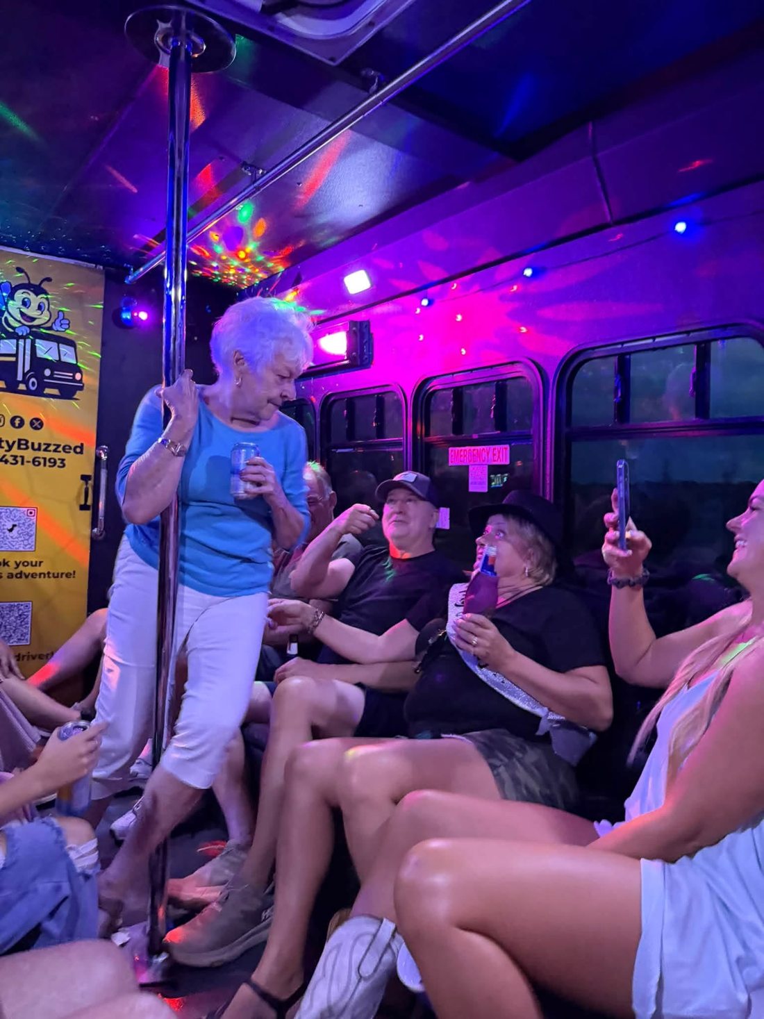 Real guests enjoying a Party Buzzed group celebration
